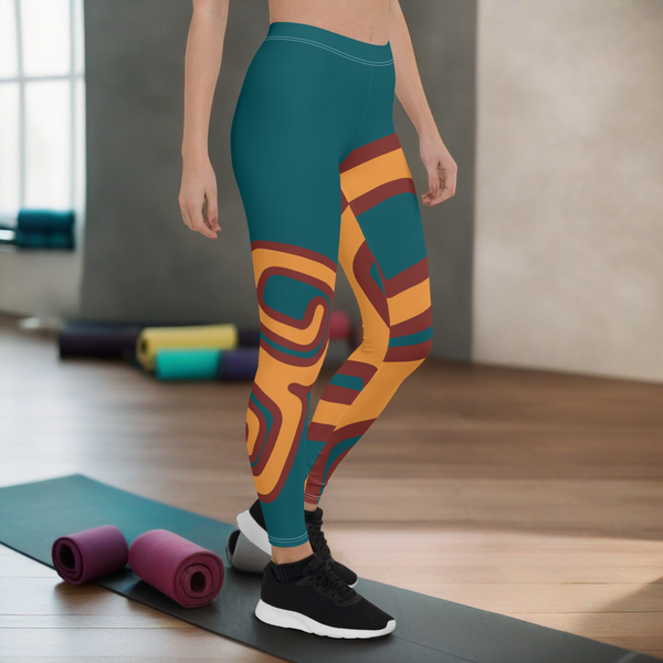 Mictlantecuhtli Aztec Leggings